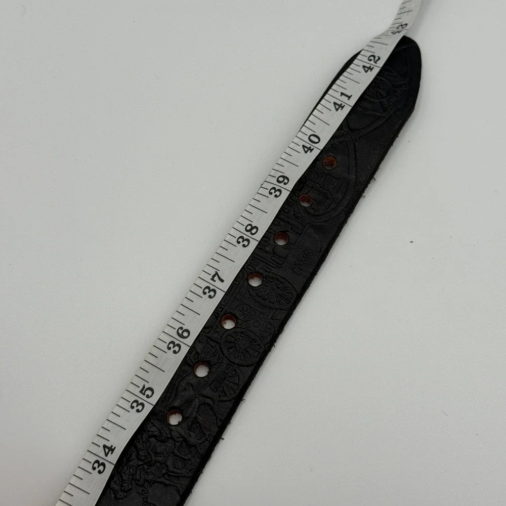 Gavere Leather Fire Department Belt Mens Med 34-38 Black Leather Firefighter USA